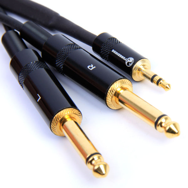 Nordell Cable: 2 x 14" Jack to 3.5mm Stereo Jack
