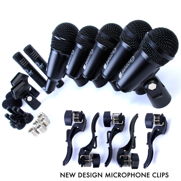 Nordell 7 Piece Drum Microphone Set