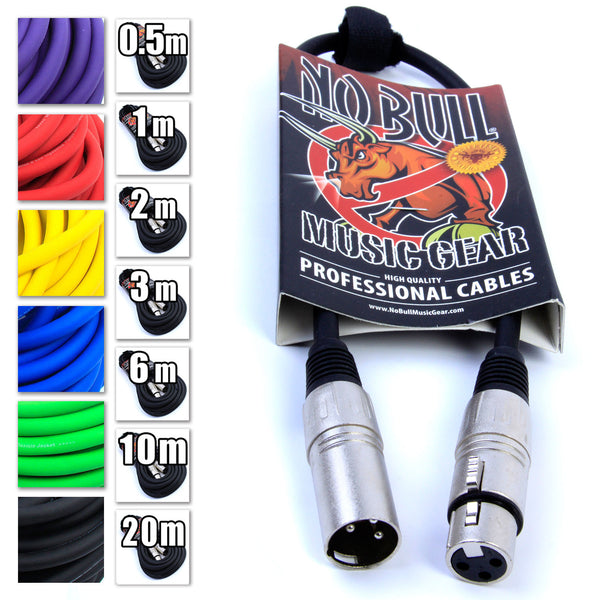 No Bull Professional XLR Microphone Cables