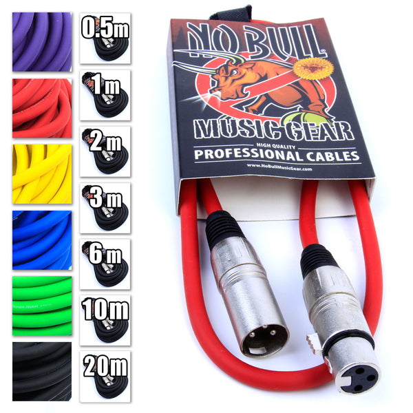 No Bull Professional XLR Microphone Cables