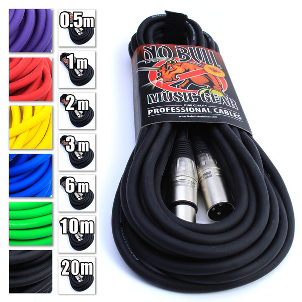 No Bull Professional XLR Microphone Cables