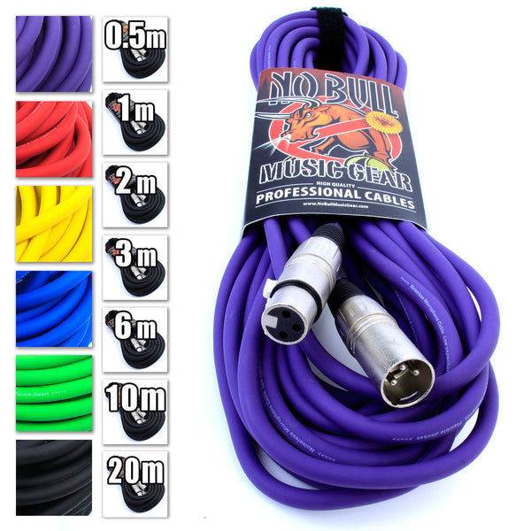 No Bull Professional XLR Microphone Cables