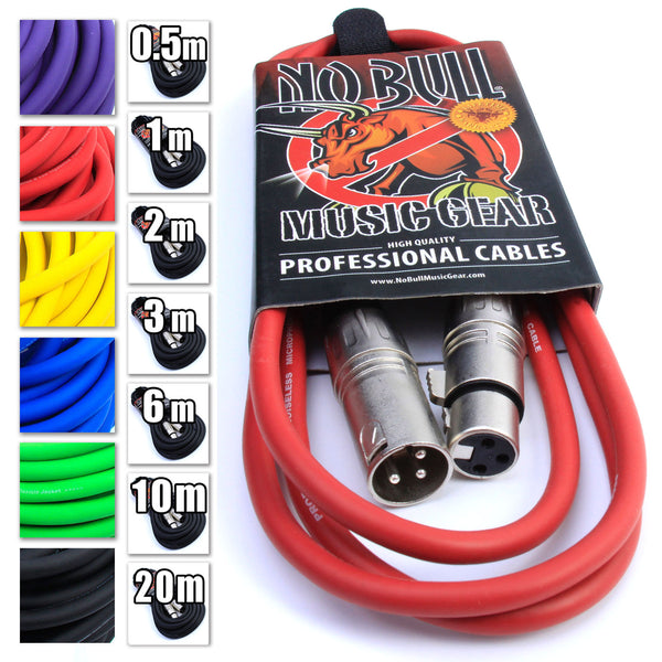 No Bull Professional XLR Microphone Cables