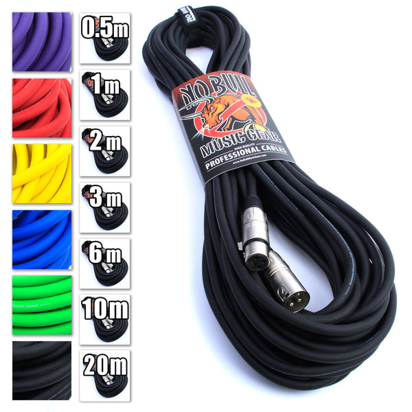 No Bull Professional XLR Microphone Cables