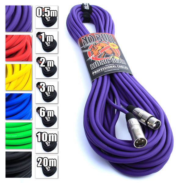 No Bull Professional XLR Microphone Cables