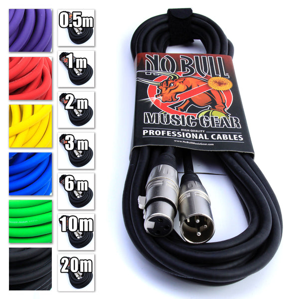 No Bull Professional XLR Microphone Cables