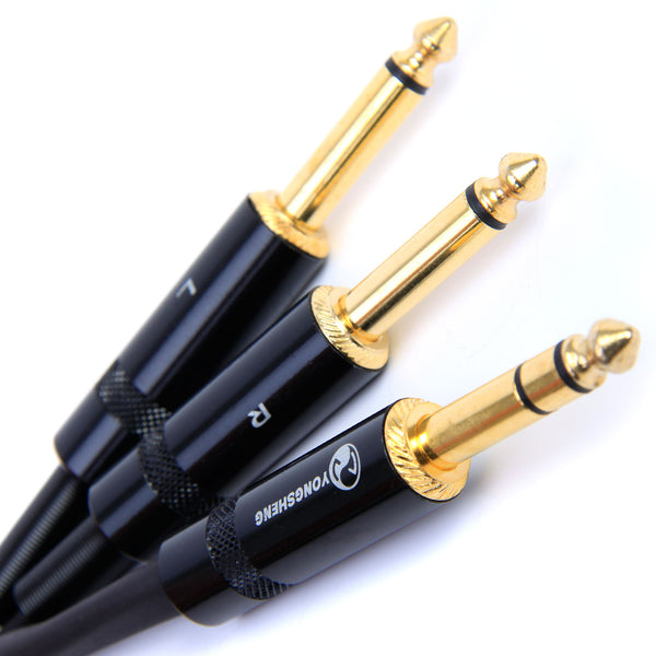 Nordell Cable: 2 x 1/4" Jacks to 1/4" Stereo Jack