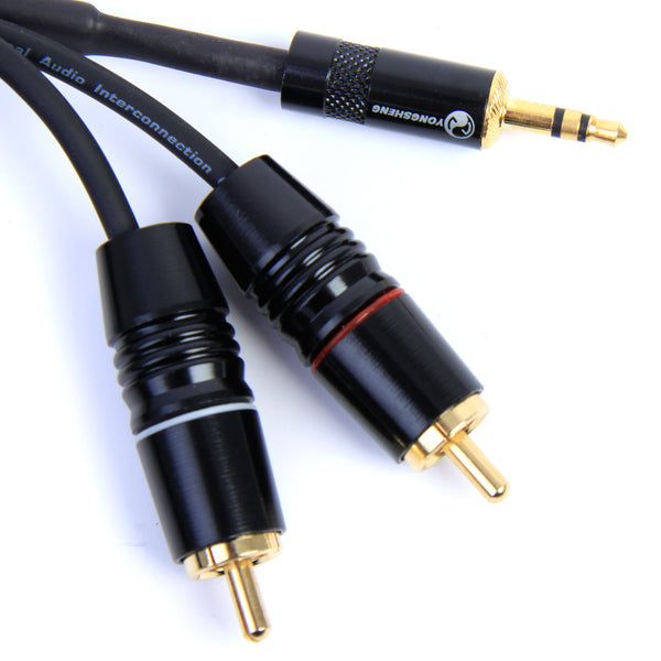 Nordell Cable: 3.5mm Stereo Jack to 2 x RCA Plugs