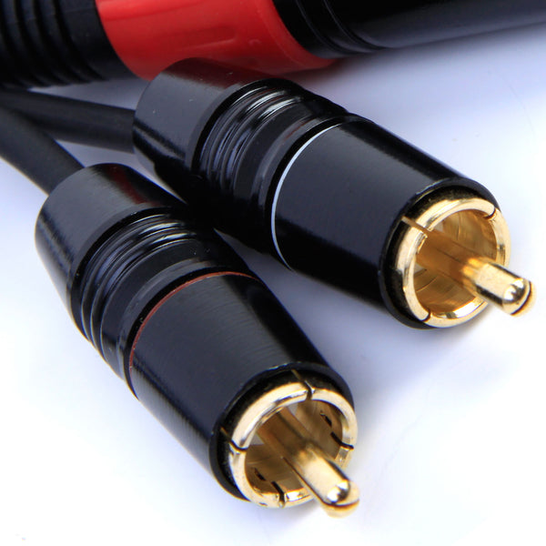 Nordell Cable: 2 x Male XLR to 2 x RCA Plugs