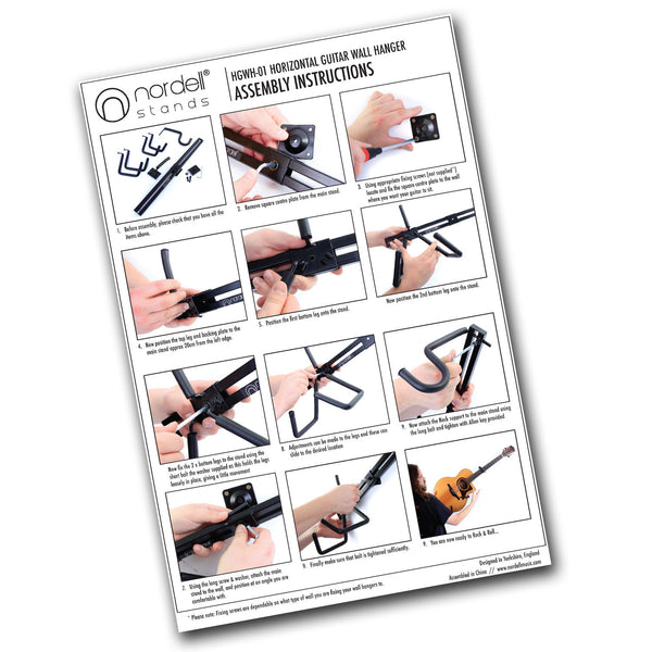Nordell Horizontal Guitar Wall Hanger